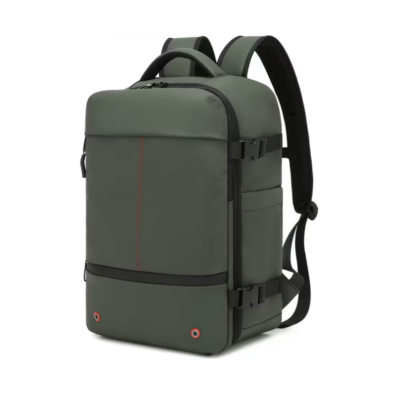 Carry-On Backpack with Vacuum Compression & Laptop Sleeve