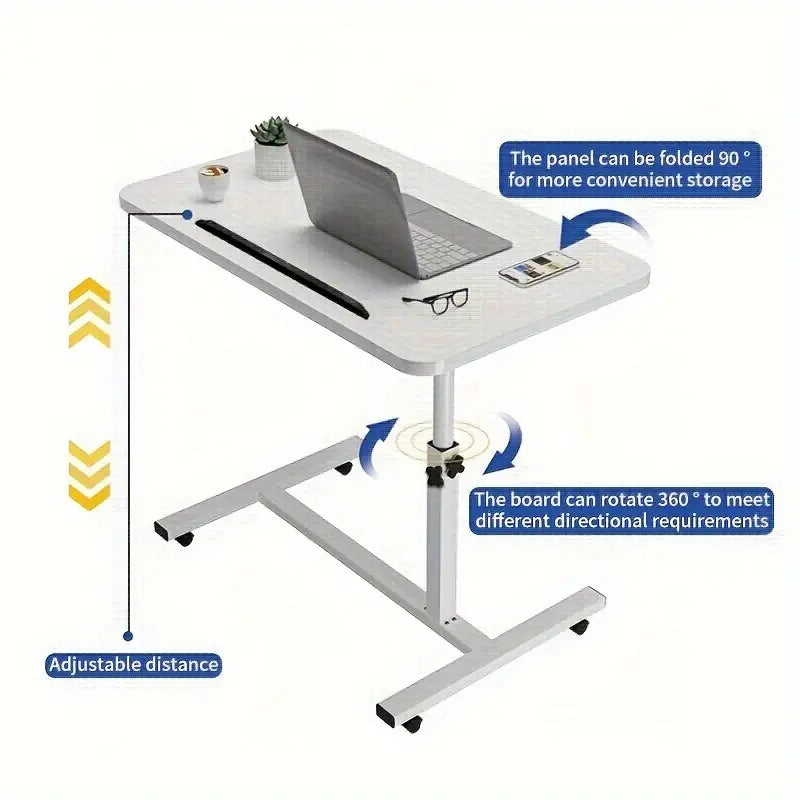 Portable Adjustable Bedside Computer Table