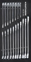 ringmaulschlüssel 19-tlg. 20x40 einlage