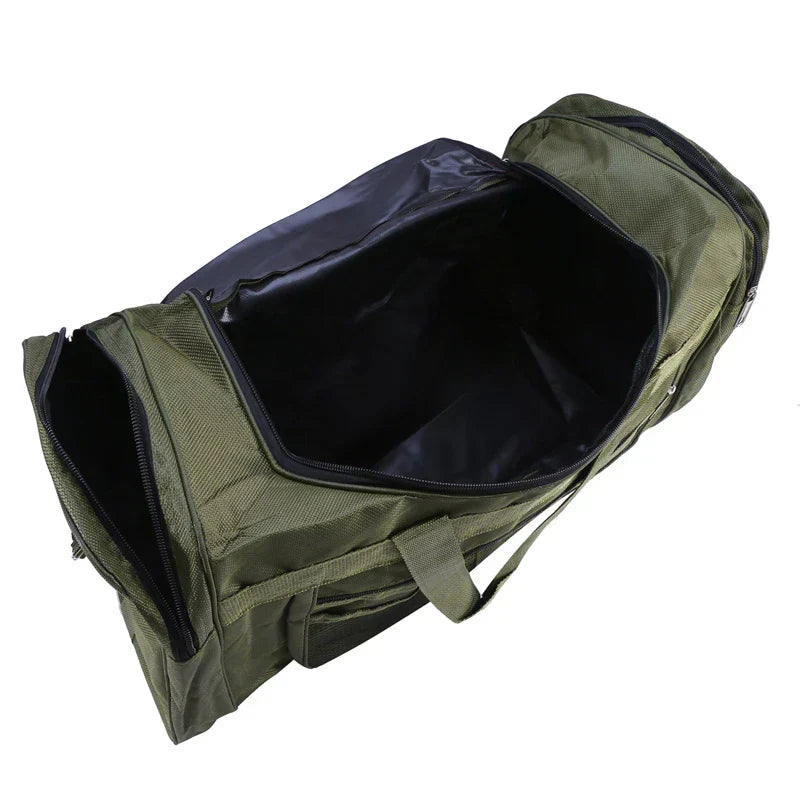Travel Duffel Nylon Bag for Men and Women (Green)