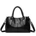Leather Shoulder 3-Layer PU Crossbody Bag for Women