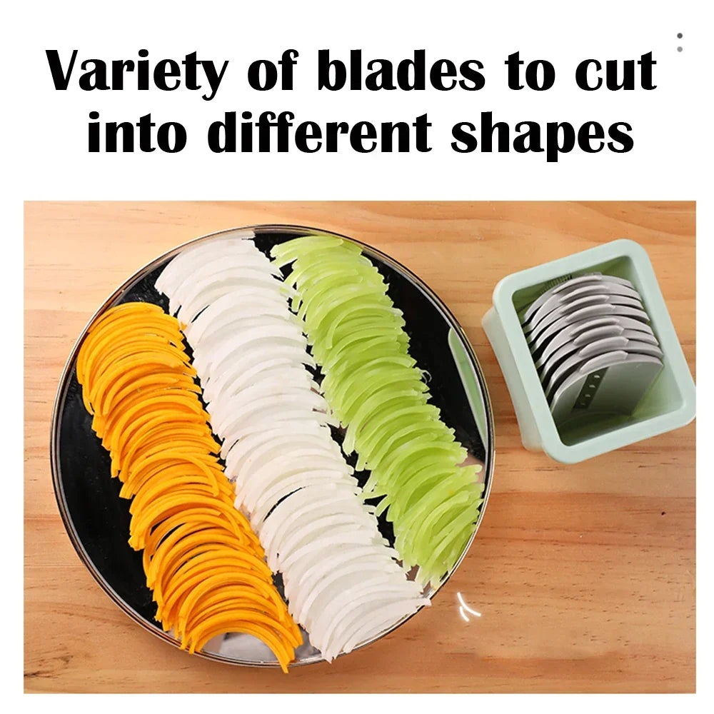 Drum Vegetable Cutter Hand-Crank Food Slicer Grater Processor