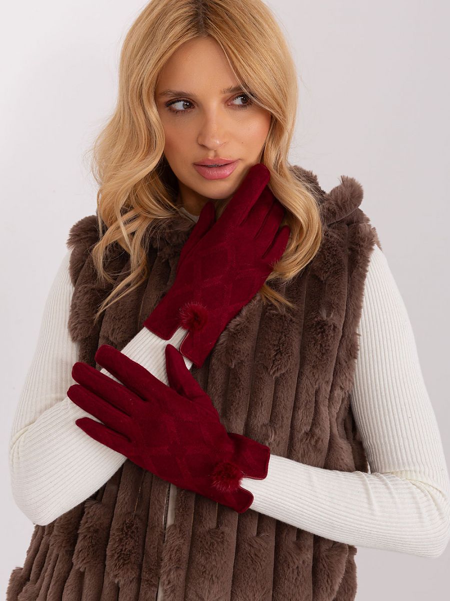 Gloves model 190795 Wool Fashion Italia