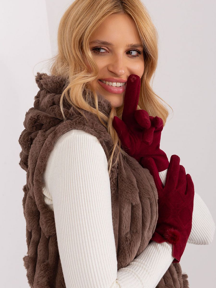 Gloves model 190795 Wool Fashion Italia