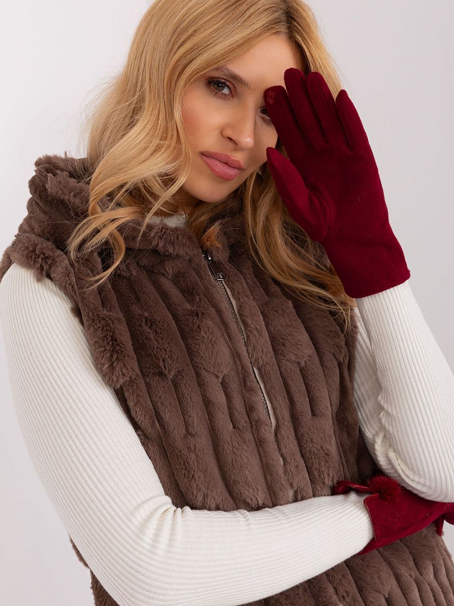 Gloves model 190795 Wool Fashion Italia