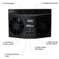 Solar Powered Car Cooling Fan Suitable for Universal Car