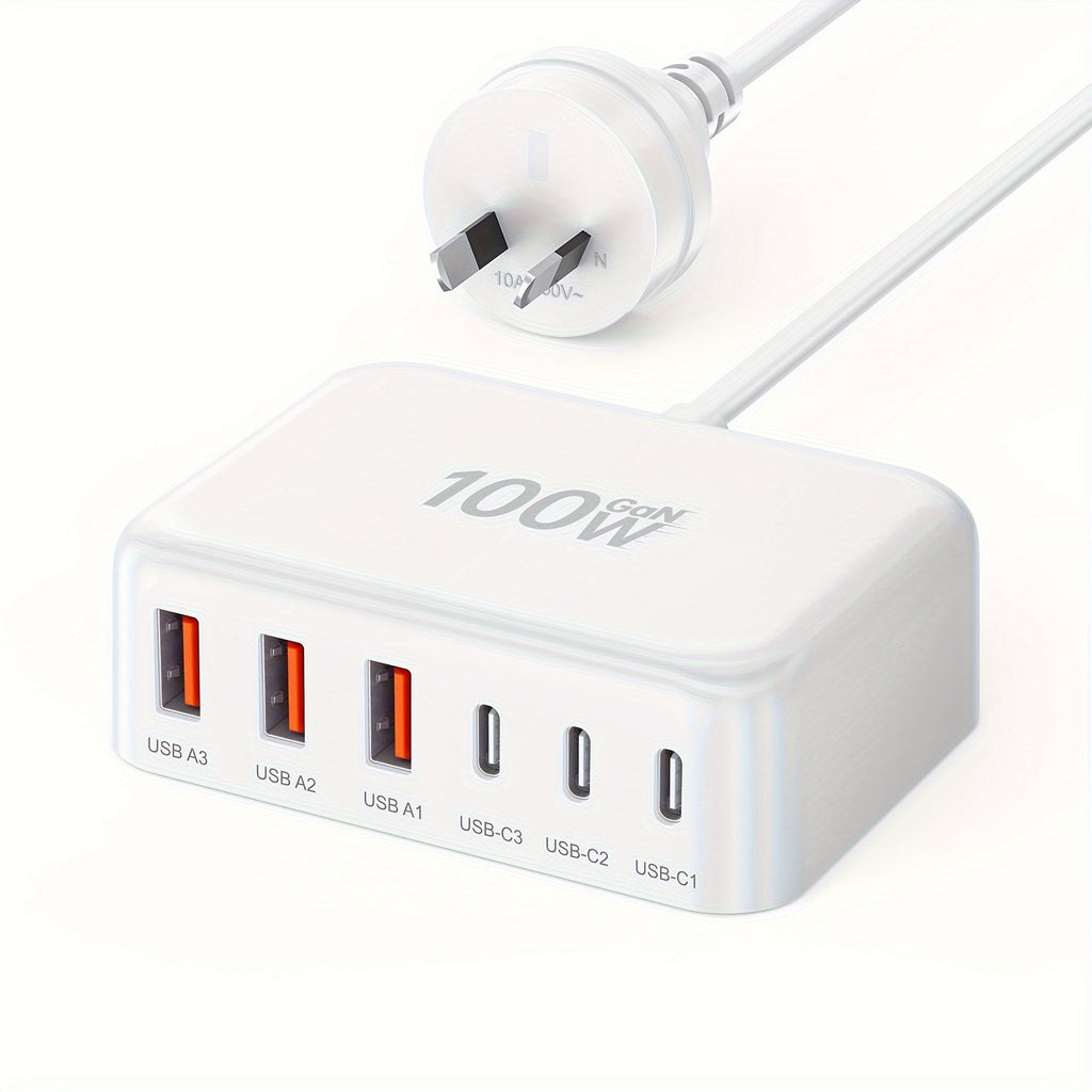 6-Port Usb-C Fast Charger