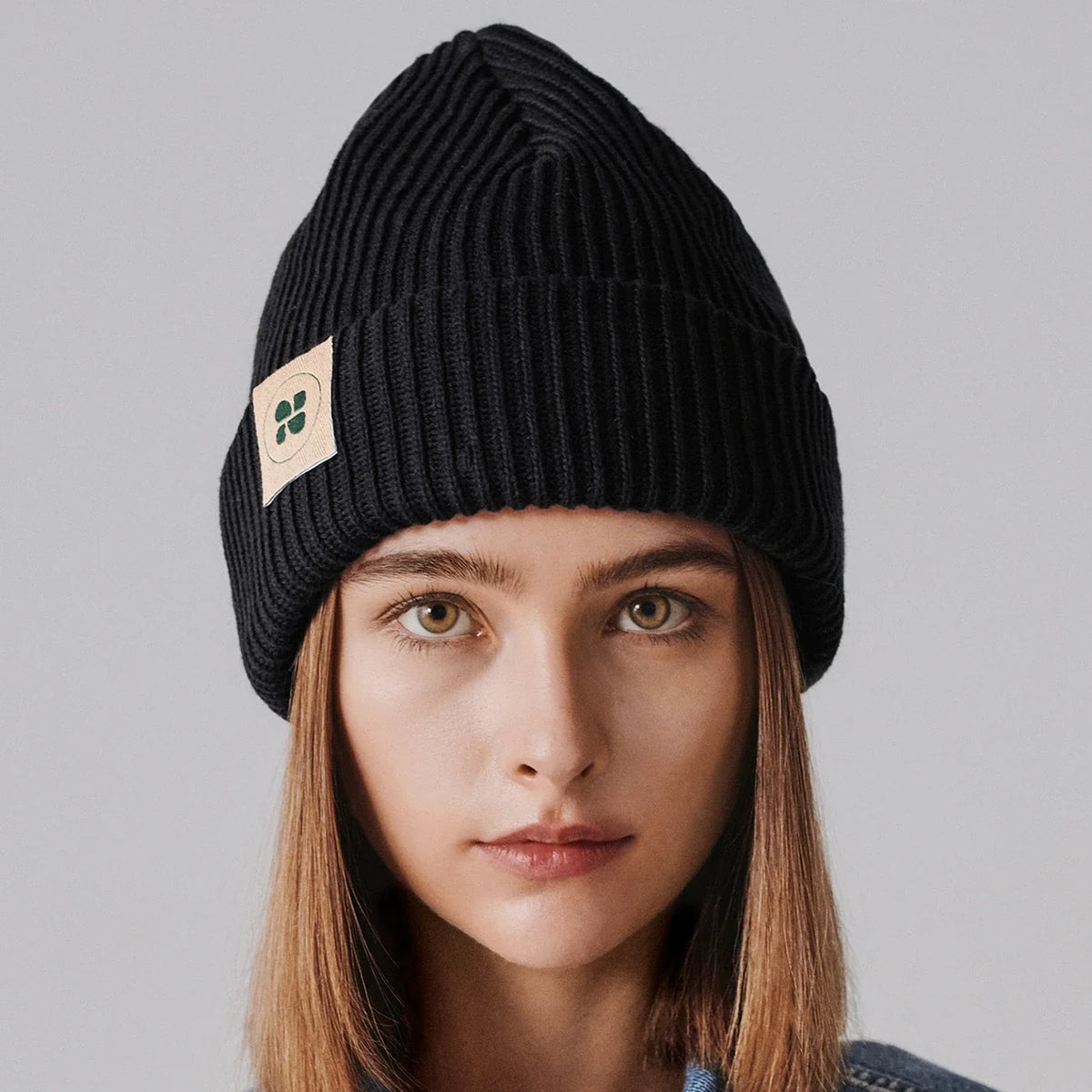 Winter Vegan Beanie Black
