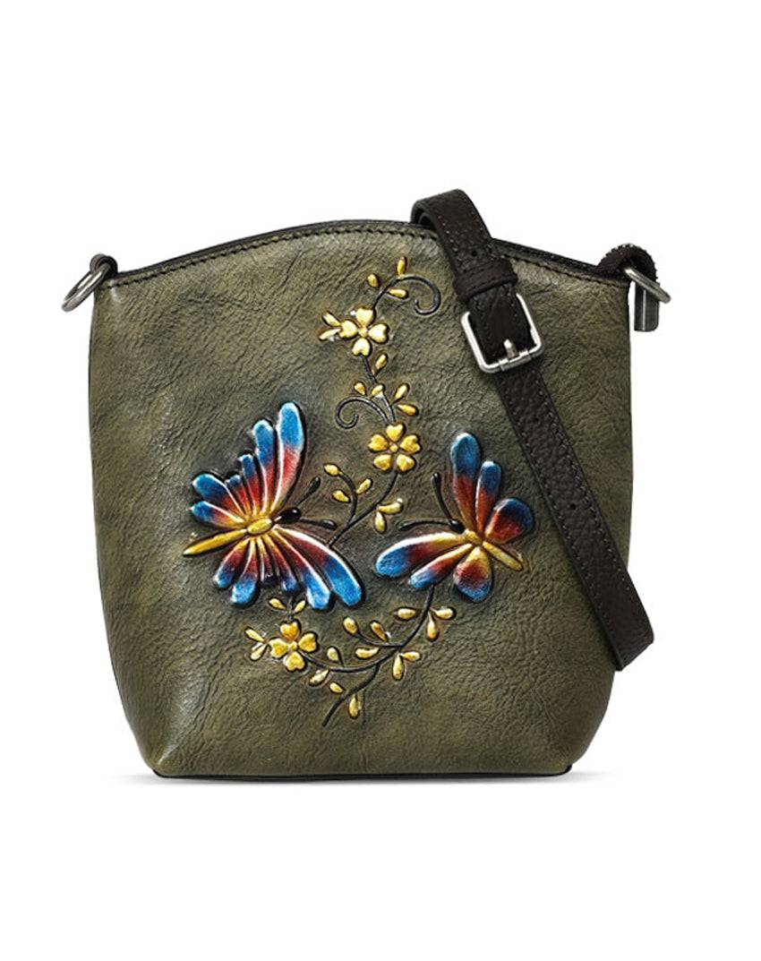 Rossie Viren Women's  Leather Small Cross Body Bags For Women Mini Iphone Purse