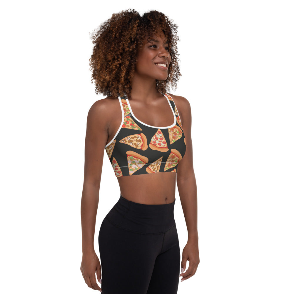 Pizza Luva Padded Sports Bra