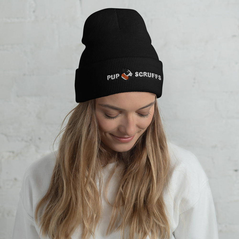 Cuffed Beanie Pup Scruffs Logo