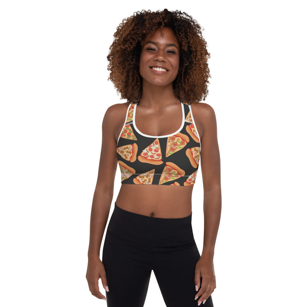 Pizza Luva Padded Sports Bra