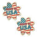 5-Pack: Patriotic Made in USA Flag Petal Breast Pasties by Pastease®
