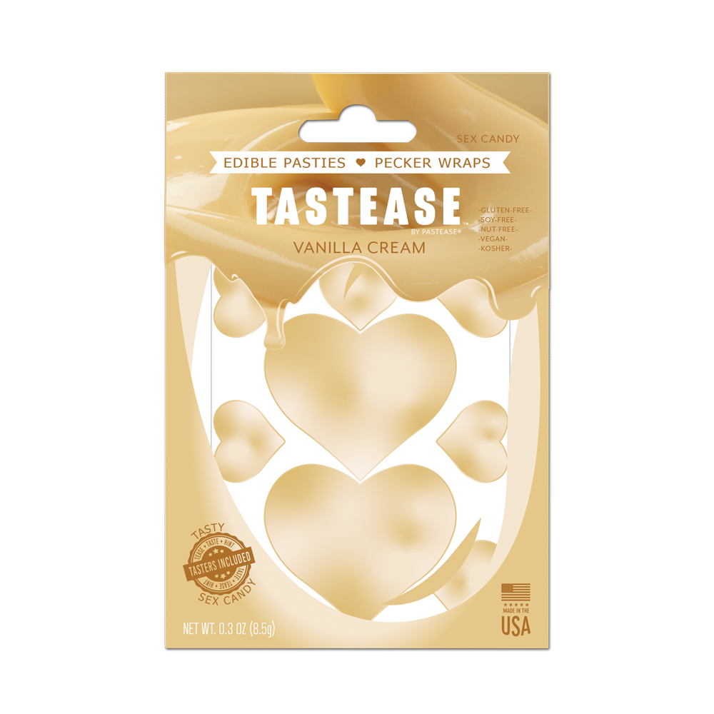 5 Pack: Tastease: Edible Pasties & Pecker Wraps Sweet Cream Candy by Pastease®