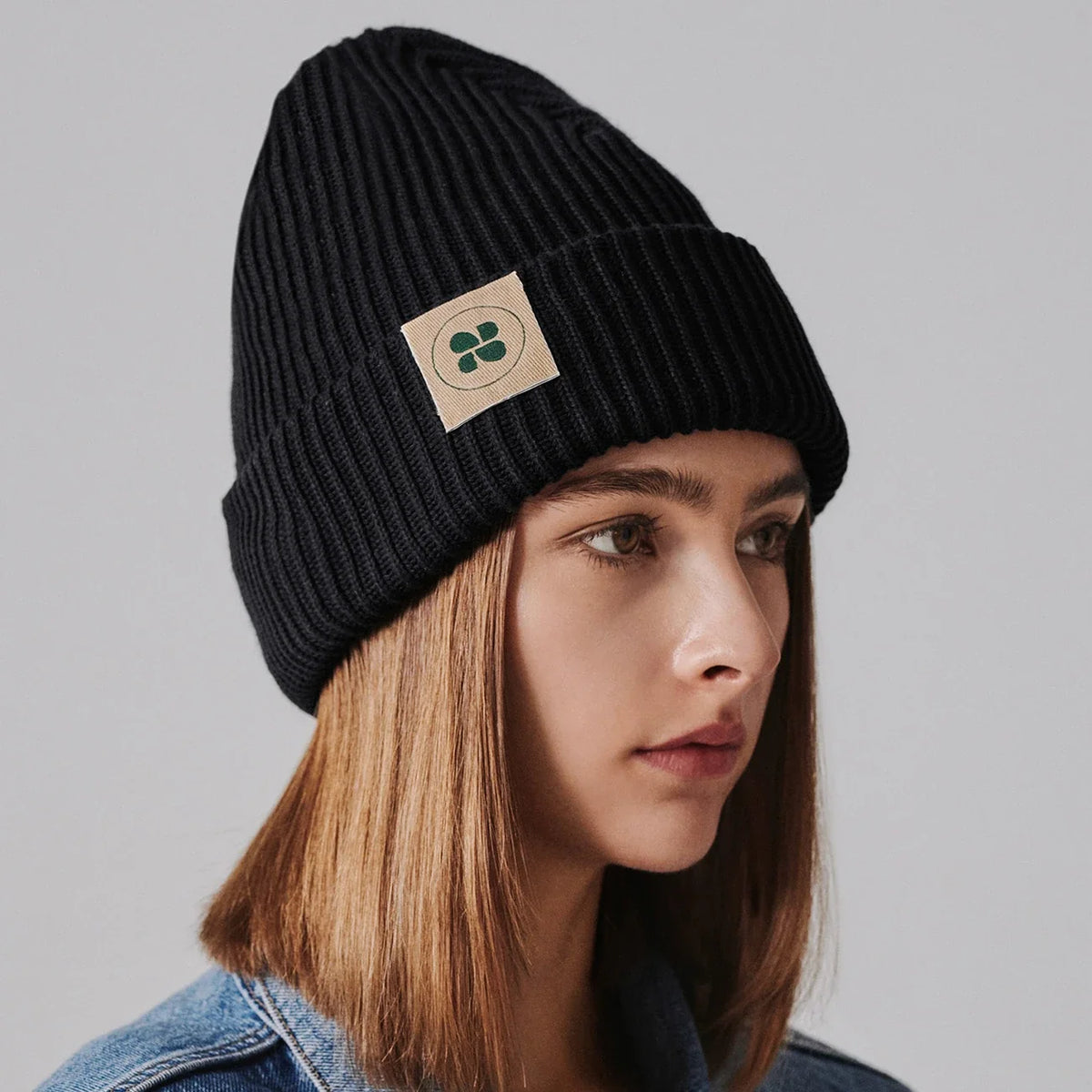 Winter Vegan Beanie Black